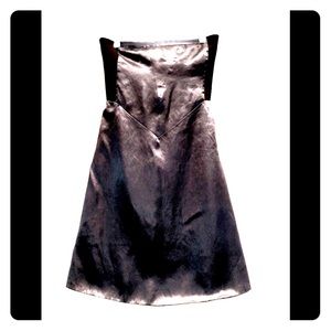 Helmet Lang Strapless Cocktail Dress